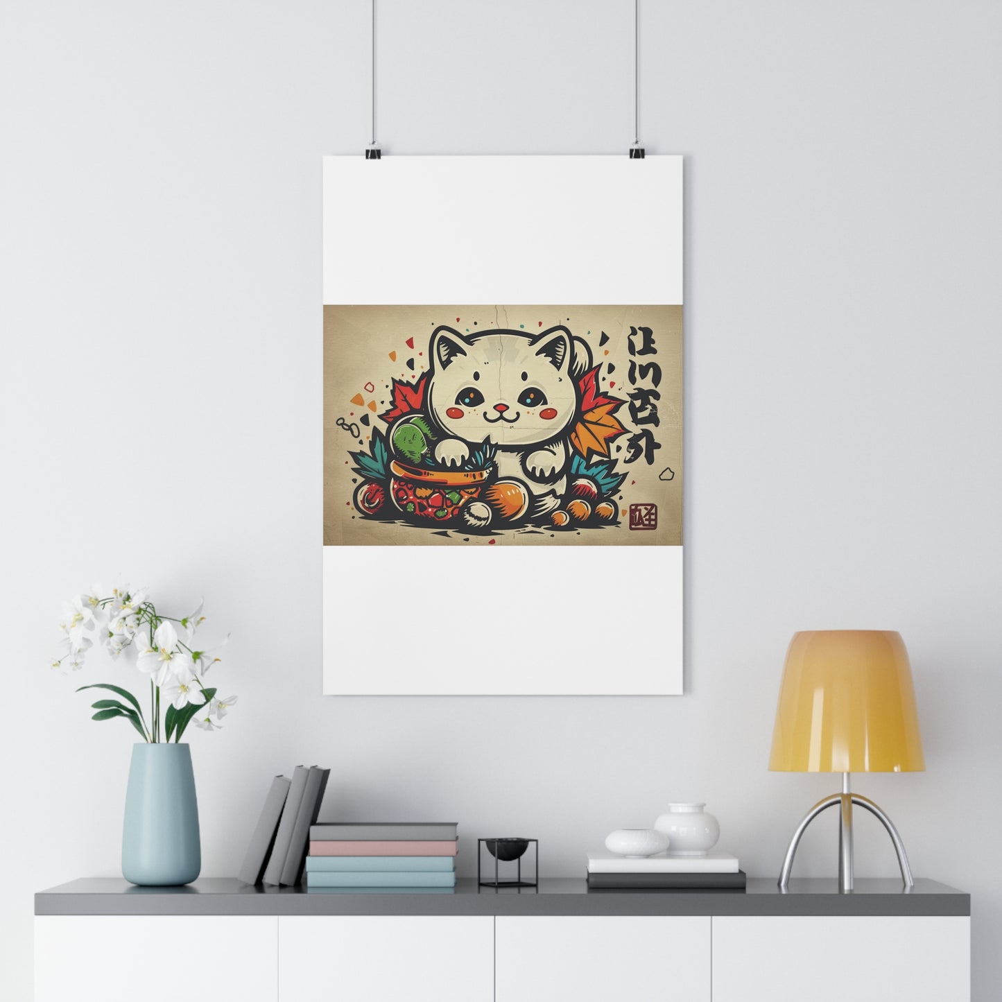 Kawaii Kitten Art - Giclée Print for Cute Decor