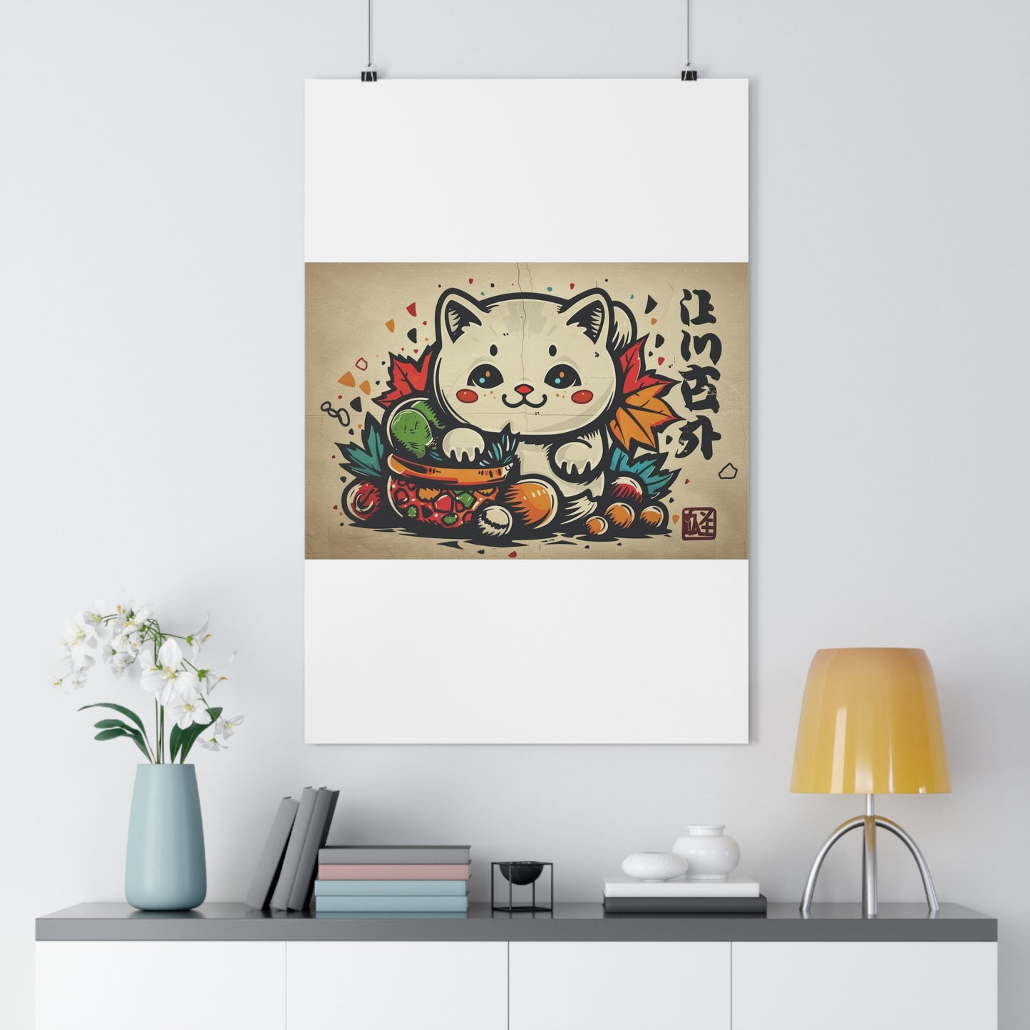 Kawaii Kitten Art - Giclée Print for Cute Decor